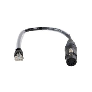 Lex DMX5PF-RJ45 DMX 5-Pin Female (Connector) XLR to Ethernet Adapter
