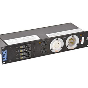 Lex PRM2IJ-5CC2DC 30 Amp 2RU Enclosed Rack, L14-30 to L5-30