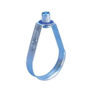 nVent Caddy 1150150FL Standard Duty Loop Hanger Felt Lined 1 1/2in Pipe 3/8in Rod