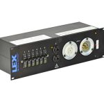 Lex PRM3IN-4CC3DC 30 Amp 3RU Enclosed Rack, L21-30 to L5-30/Duplex Receptacles