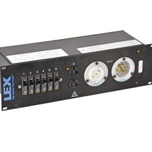 PRM3IN-1CC6DC 30 Amp 3RU Enclosed Rack, L21-30 to L21-30/Duplex Receptacles