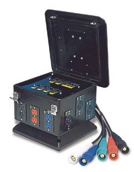 Lex DBS100DT-A4DB2 100 Amp 3 Phase to (6) NEMA L6-20 and (3) NEMA 5-20 Receptacles