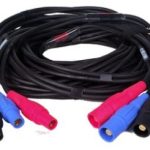 Lex FB303W-50 3-Way Cam Feeder Cable with Red, Black & Blue Connectors