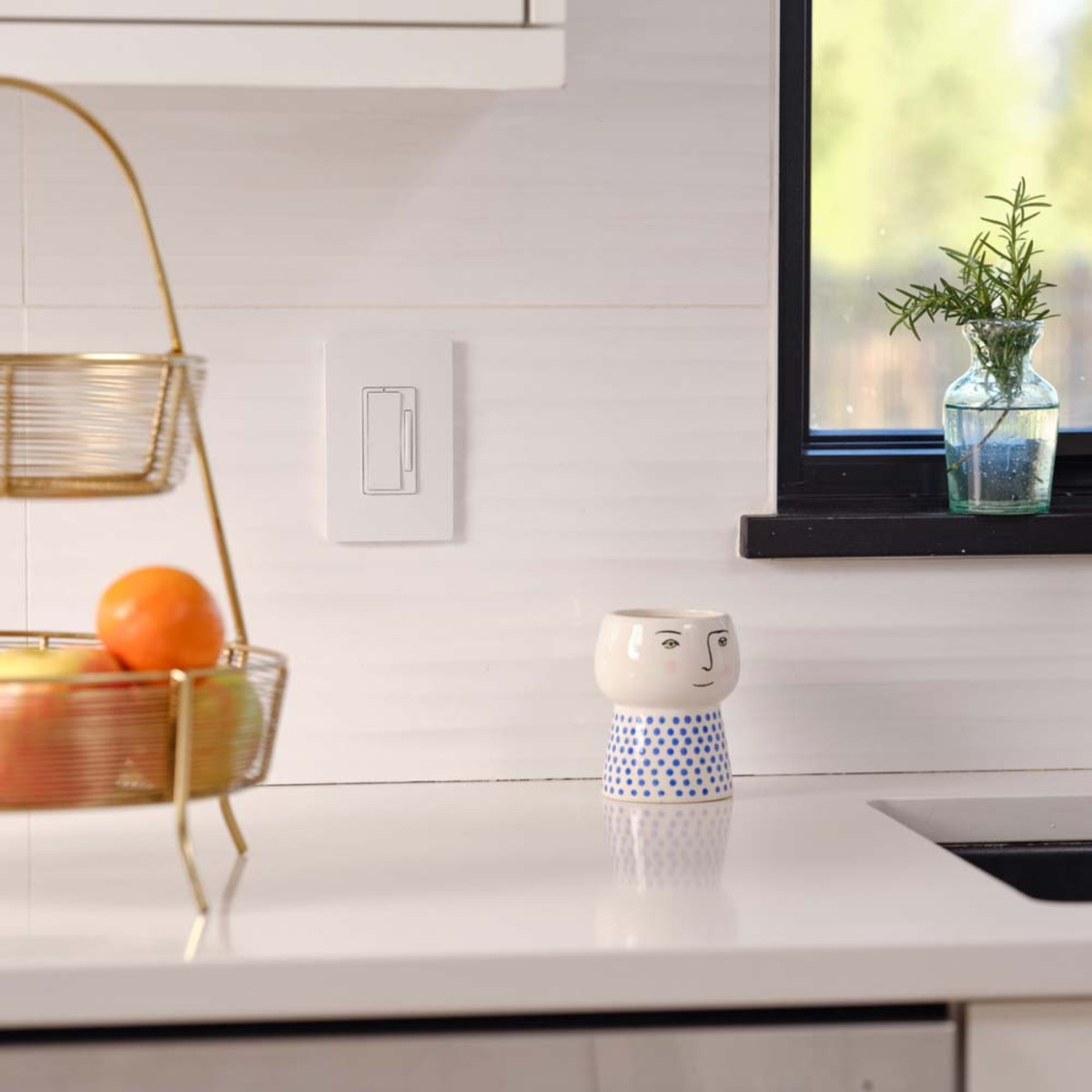 Legrand WNRL63WH Radiant Wireless Remote Smart Dimmer Switch With Netatmo