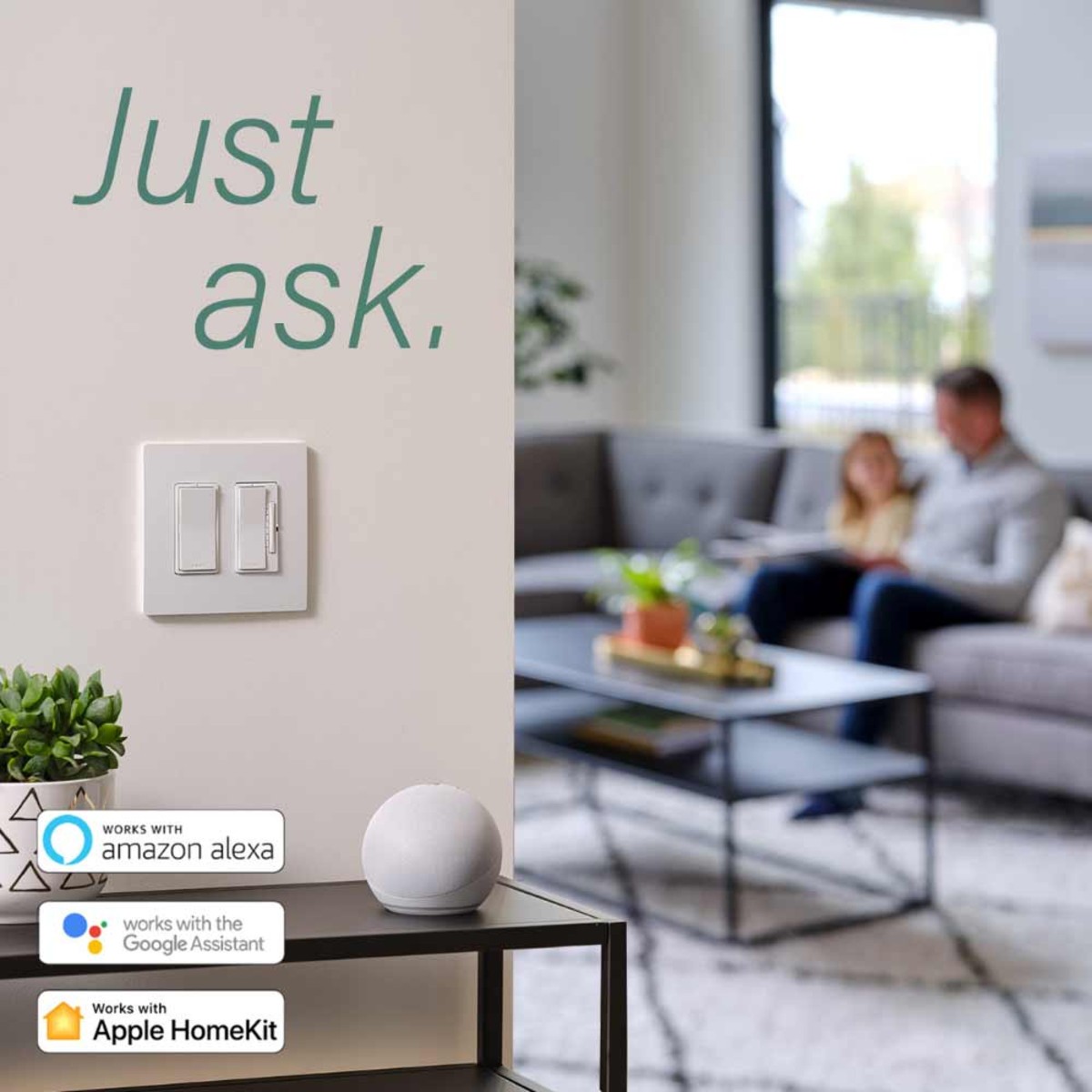 Legrand WNRL63WH Radiant Wireless Remote Smart Dimmer Switch With Netatmo