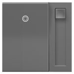 Legrand ADPD703HM4 Adorne 700 Watt Single Pole/3-Way Paddle Dimmer Switch - Magnesium