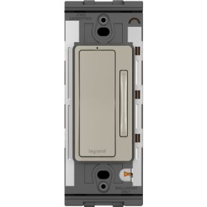 Legrand WNRL63NI Radiant Wireless Remote Smart Dimmer Switch With Netatmo - Matte Nickel