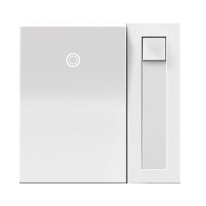Legrand ADPD453LW2 Adorne 450 Watt 120-Volt Single Pole/3-Way Paddle Dimmer Switch - Glossy White