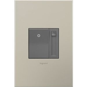 Legrand ADPD453LM2 Adorne 450 Watt 120-Volt Single Pole/3-Way Paddle Dimmer Switch - Magnesium