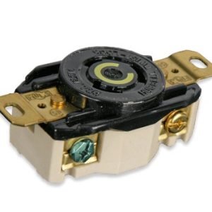 Lex HBL2310 20A 125V, NEMA L5-20, Single Receptacle Black