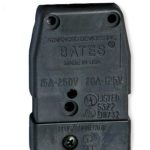 Lex G106F-H 100A 125V Female Inline Stage Pin, Yellow Cover