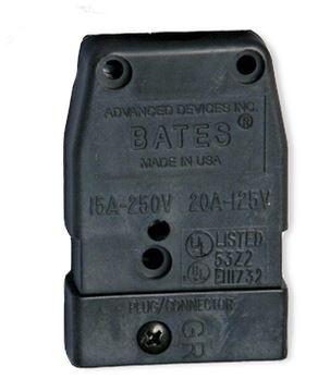 Lex G106F-H 100A 125V Female Inline Stage Pin, Yellow Cover