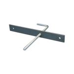 nVent Caddy 370A0062PL Single Concrete Insert Plate and Rod 5/8in Rod