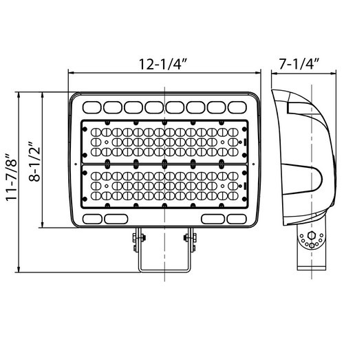 Morris 71147A 150W Flood Trunion 5000K Br