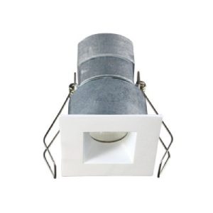 Lotus LED-1-S6W-30K-T1-S-WH 2" Mini Recessed, LED Square White 24V AC/DC 6W 3000K 480 lm 38° Type IC Air