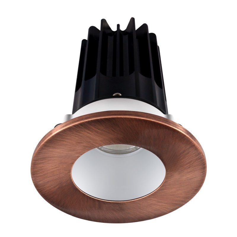 Lotus LED-2-S8W2-27K-2RRAK-2RTCP 2" Recessed 8W LED 2700K 580 lm 38° Type IC Damp Air-Tight ES T24 CRI 90+