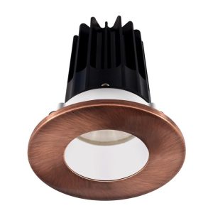Lotus LED-2-S8W2-27K-2RRWH-2RTCP 2" Recessed 8W LED 2700K 580 lm 38° Type IC Damp Air-Tight ES T24 CRI 90+