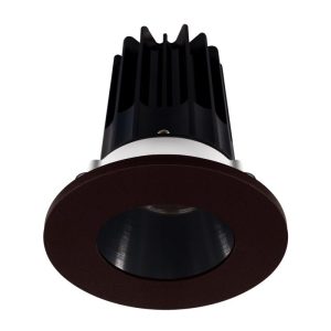Lotus LED-2-S8W2-27K-2RRBK-2RTBZ 2" Recessed 8W LED 2700K 580 lm 38° Type IC Damp Air-Tight ES T24 CRI 90+