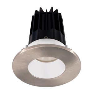 Lotus LED-2-S8W2-30K-2RRWH-2RTBN 2" Recessed 8W LED 3000K 600 lm 38° Type IC Damp Air-Tight ES T24 CRI 90+