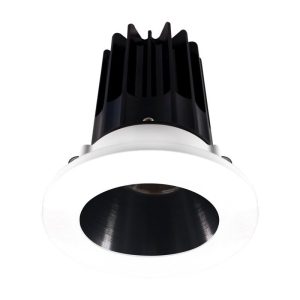 Lotus LED-2-S8W2-30K-2RRBK-2RTWH 2" Recessed 8W LED 3000K 600 lm 38° Type IC Damp Air-Tight ES T24 CRI 90+
