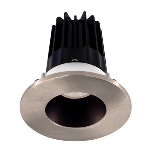 Lotus LED-2-S8W2-30K-2RRBZ-2RTBN 2" Recessed 8W LED 3000K 600 lm 38° Type IC Damp Air-Tight ES T24 CRI 90+