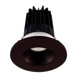 Lotus LED-2-S15W-27K-2RRBZ-2RTBZ 2" Recessed 15W LED 2700K 980 lm 38° Type IC Damp Air-Tight ES T24 CRI 90+