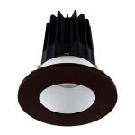 Lotus LED-2-S15W-5CCT-2RRAK-2RTBZ 2" Recessed 15W LED 5CCT 1000 lm 38° Type IC Wet Air-Tight ES T24 CRI 90+