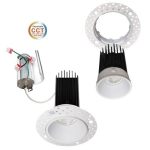 Lotus LED-2-S15W-L5CCTWH-T 2" Recessed Trimless 15W LED 5CCT 1000 lm 38° Type IC Wet Air-Tight ES T24 CRI 90+
