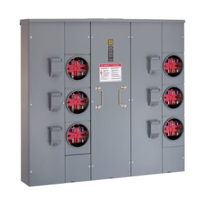 Square D MP86200 800 A Bus, 200 A Meter Pak, Main Lugs