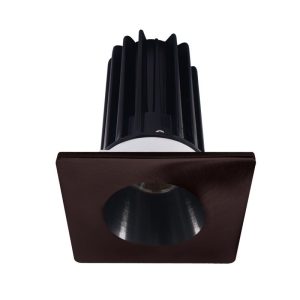 Lotus LED-2-S8W2-30K-2RRBK-2STBZ 2" Recessed 8W LED 3000K 600 lm 38° Type IC Damp Air-Tight ES T24 CRI 90+