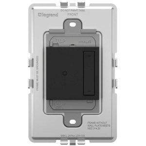 Legrand WNAL63G1 Adorne Wireless Remote Smart Dimmer Switch With Netatmo - Matte Graphite