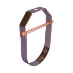 nVent Caddy 4020075CP Clevis Hanger for Copper Tube Light Duty 3/4in Pipe 3/8in Rod