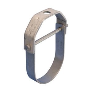 nVent Caddy 4060350S4 Clevis Hanger Stainless Steel 3 1/2in Pipe 1/2in Rod