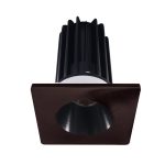 Lotus LED-2-S15W-30K-2RRBK-2STBZ 2" Recessed 15W LED 3000K 1000 lm 38° Type IC Damp Air-Tight ES T24 CRI 90+