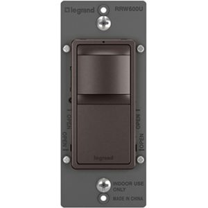 Legrand RRW600UBCCCV4 Radiant 600-Watt 120V Single-Pole/3-Way Occupancy Sensor - Passive Infrared - Dark Bronze