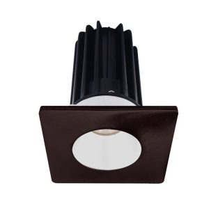 Lotus LED-2-S15W-40K-2RRWH-2STBZ 2" Recessed 15W LED 4000K 1020 lm 38° Type IC Damp Air-Tight ES T24 CRI 90+