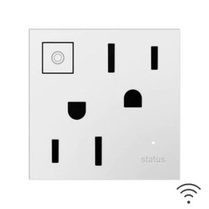Legrand ARPS15RF2W4 Adorne 15-Amp 120-Volt Wi-Fi Ready Smart Electrical Outlet - Glossy White