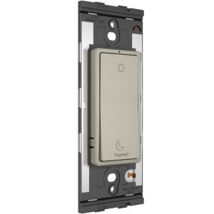 Legrand WNRL43NI Radiant Sleep/Wake Wireless Smart Switch with Netatmo - Matte Nickel