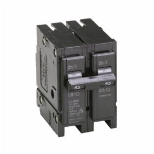EATON BR245 45A, 10 kAIC 2-Pole Thermal Magnetic Circuit Breaker