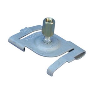 nVent Caddy 4G8WB Brass Barrel Nut Twist Clip for Track Lighting 15/16in T-Grid