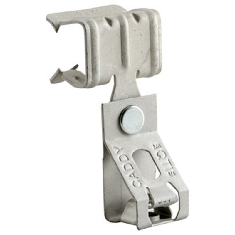 nVent Caddy 4QTI912 Rod Lock Spring Steel Rod Hanger to Flange Clip 1/4in Rod