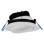 Lotus LL3G-50K-WH 3" Round Eyeball Gimbal 7.5W,LED 5000K White 38° 650 lm Type IC Air-Tight Wet ES CRI 90+