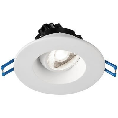 Lotus LRG3-32K-WH-DTW 3" Round Regressed Gimbal 7.5W Dim To Warm 32K White 38° 500 lm Type IC Air-Tight Wet CRI 90+