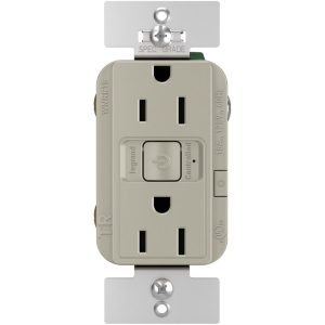 Legrand WNRR15NI Radiant 15 Amp Double Pole Smart Outlet With Netatmo - Matte Nickel