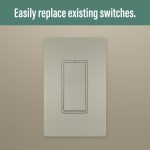 Legrand WNRL10NI Radiant 15 Amp 1800-Watt Single Pole/3-Way/Multi-Location Smart Light Switch With Netatmo - Matte Nickel