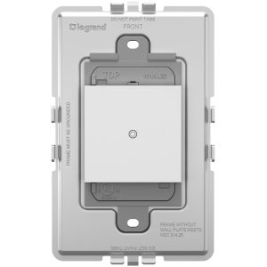 Legrand WNAL23W1 Adorne Wireless Remote Smart Light Switch With Netatmo - Matte White