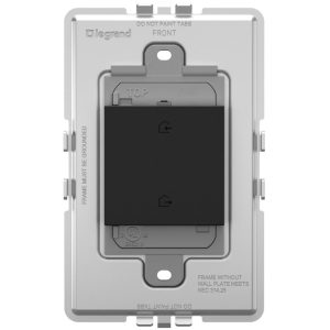 Legrand WNAL33G1 Adorne Home/Away Wireless Smart Switch With Netatmo - Matte Graphite