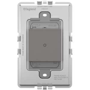 Legrand WNAL23M1 Adorne Wireless Remote Smart Light Switch With Netatmo - Matte Magnesium