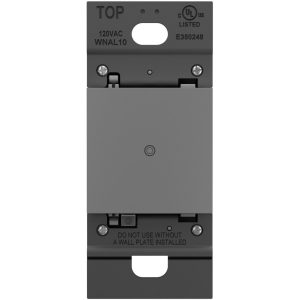 Legrand WNAL10M1 Adorne 15 Amp 1800-Watt Single Pole Smart Light Switch With Netatmo - Matte Magnesium