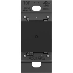 Legrand WNAL10G1 Adorne 15 Amp 1800-Watt Single Pole Smart Light Switch With Netatmo - Matte Graphite